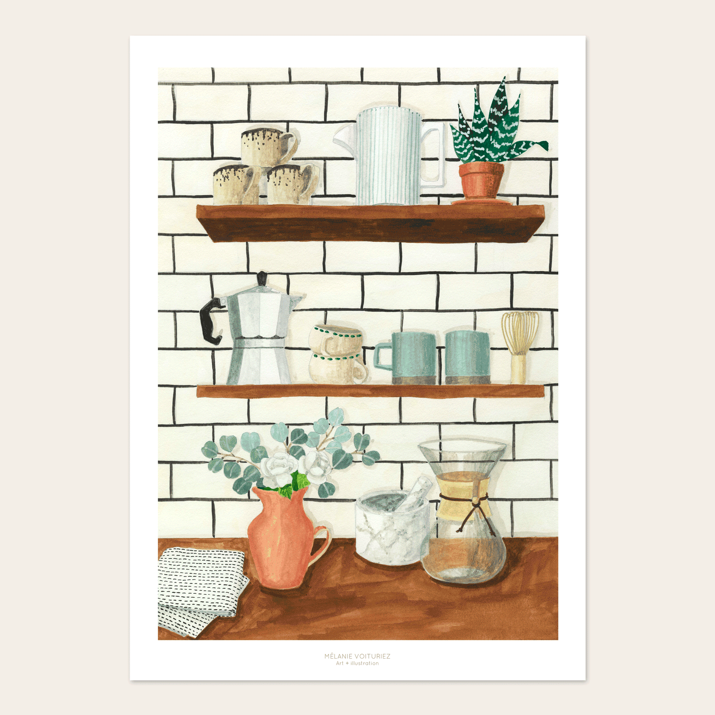 Affiche Barista