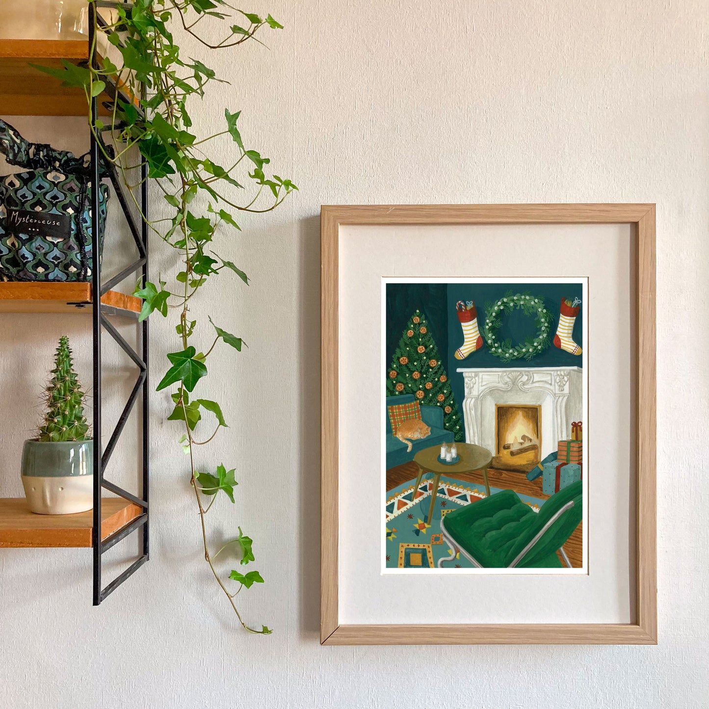 Affiche Au coin du feu