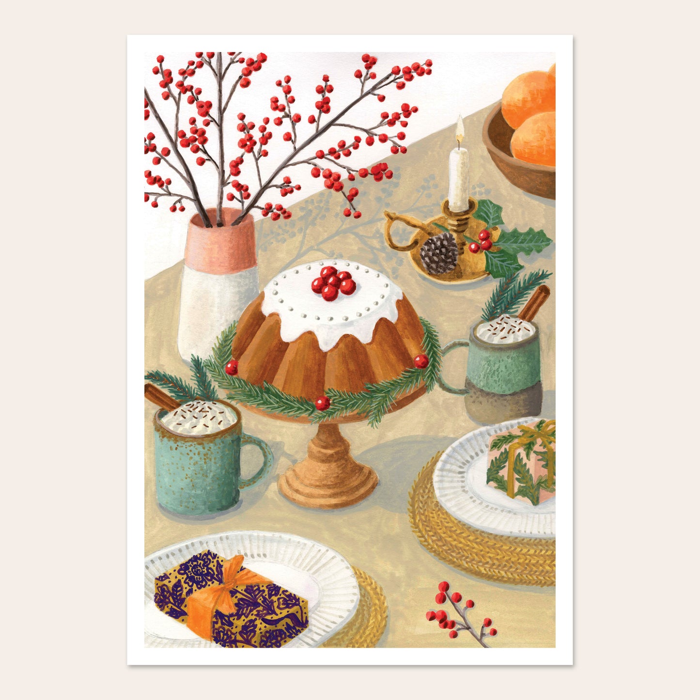 Affiche Goûter de Noël