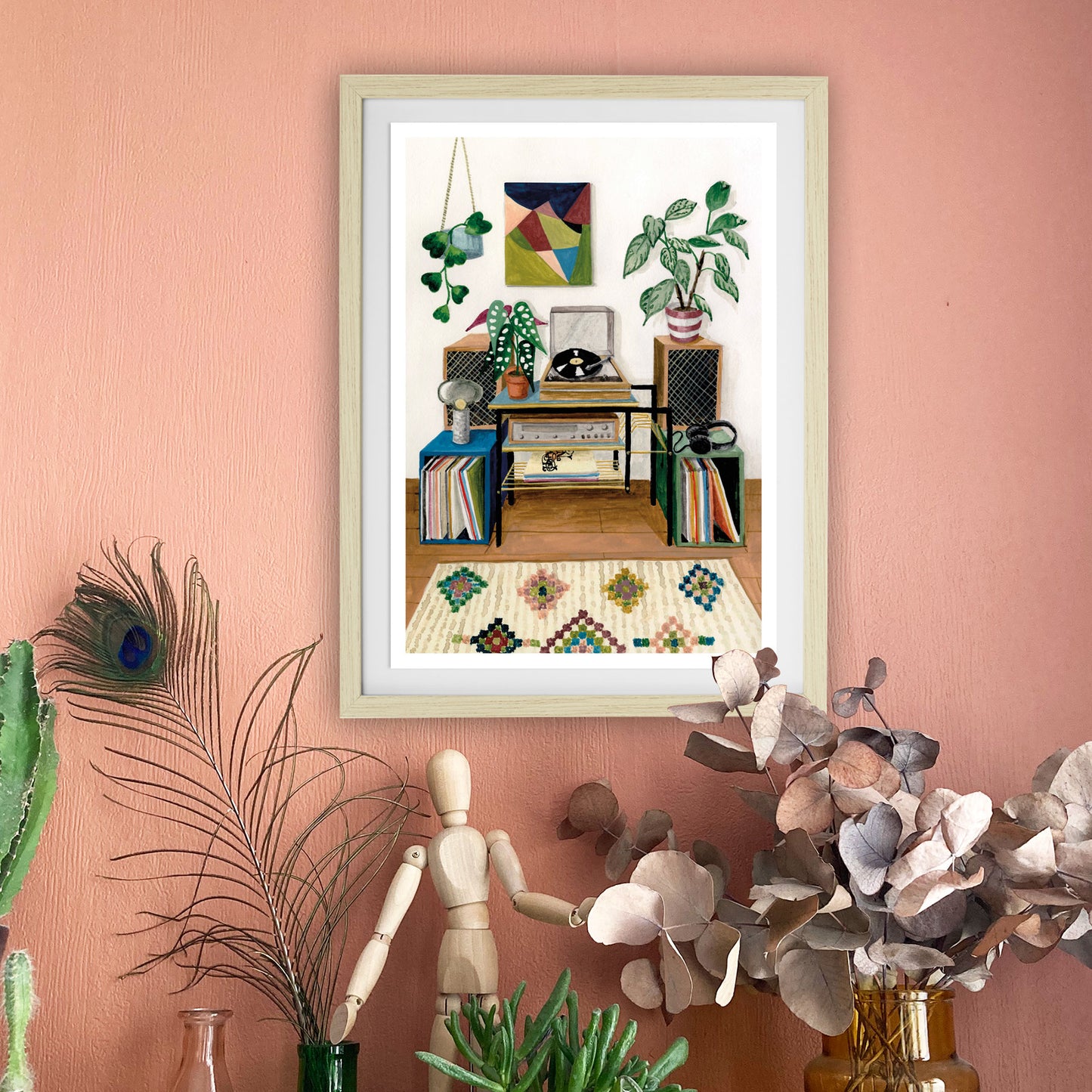Affiche Jungle vinyle