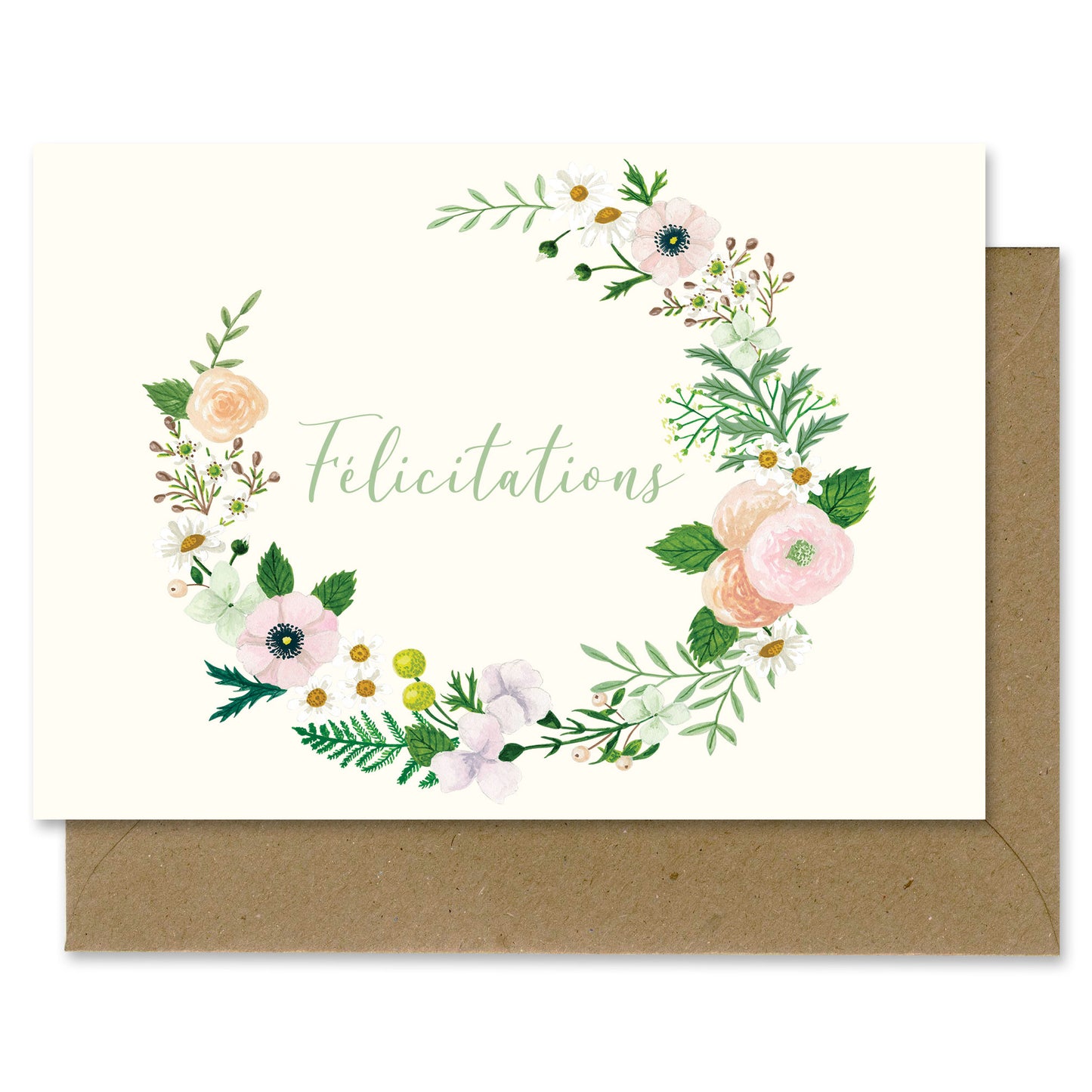 Congratulations Wreath Card