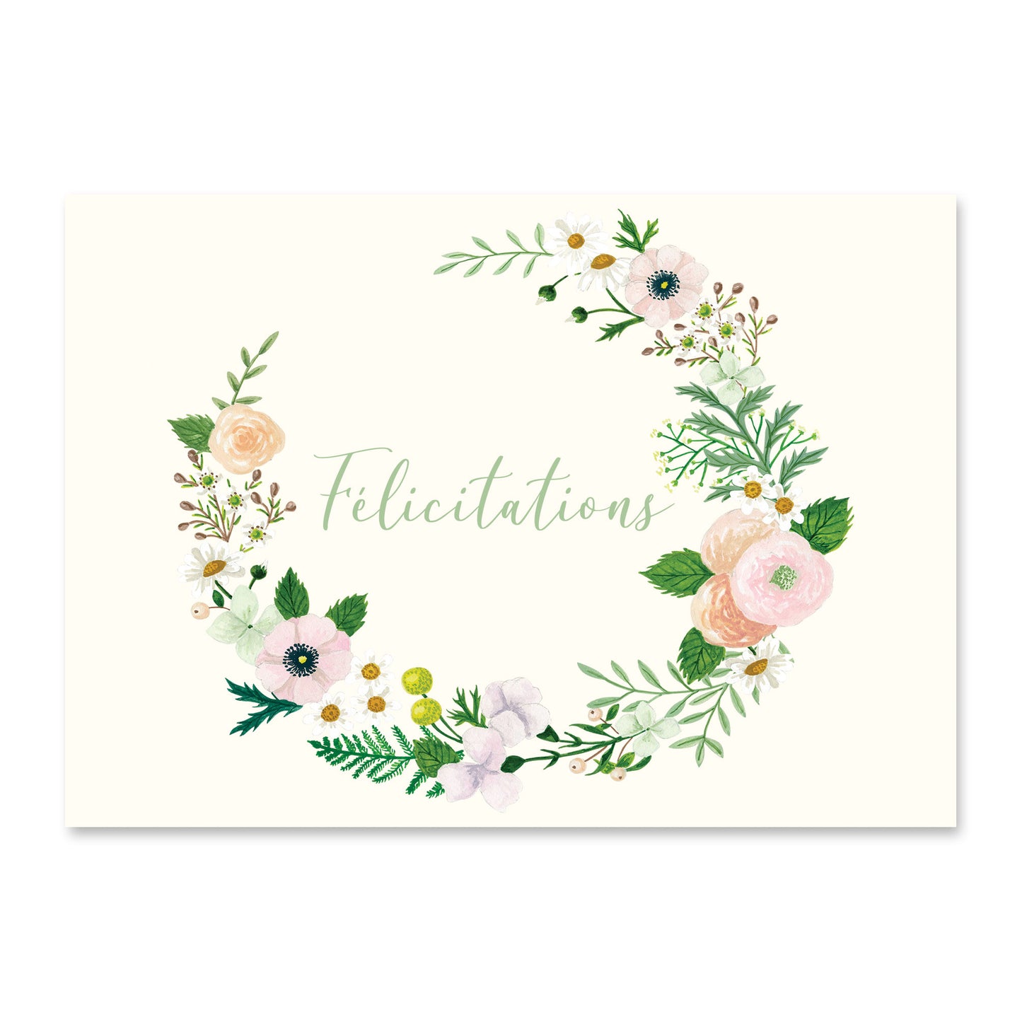 Congratulations Wreath Card