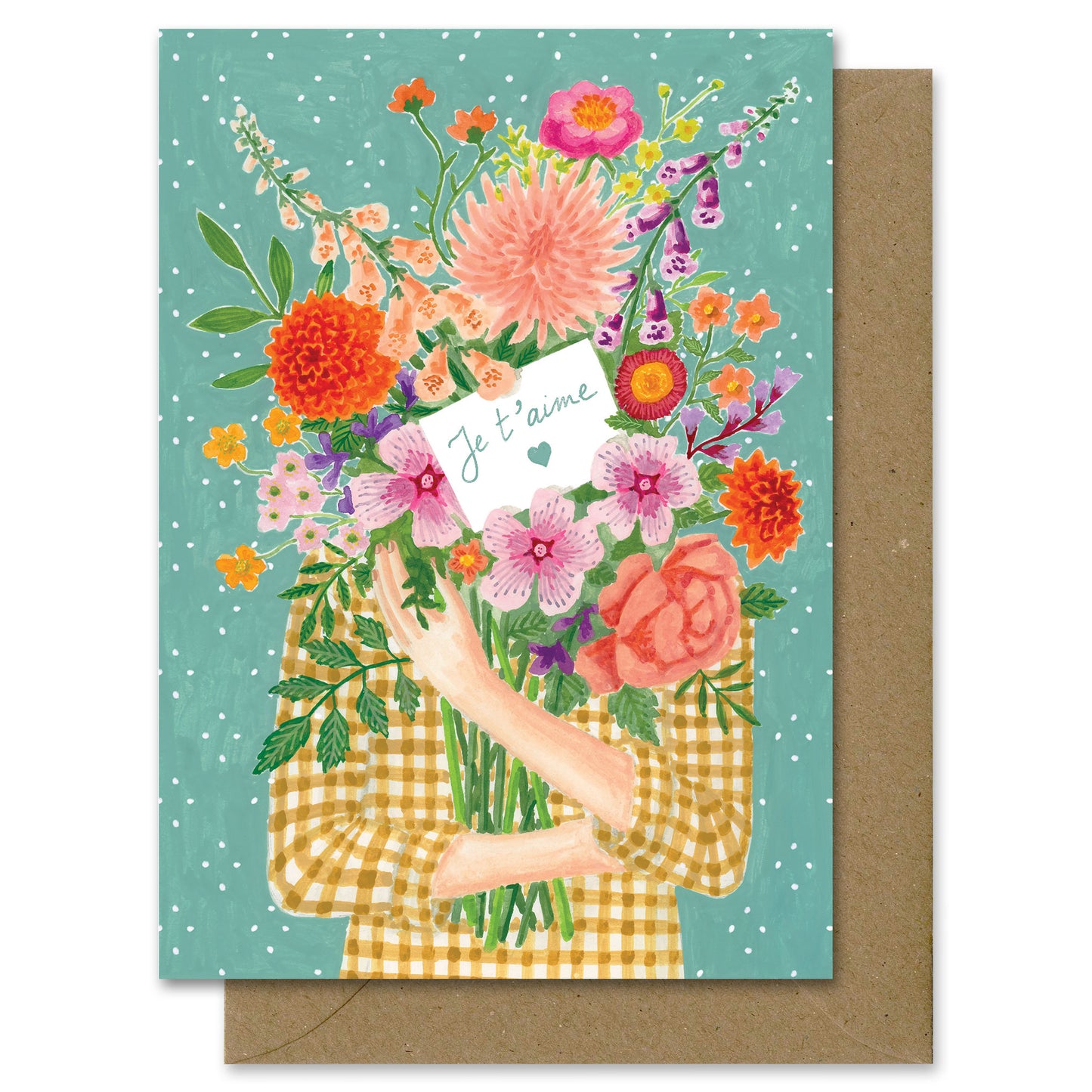 Card I love you Mimosa