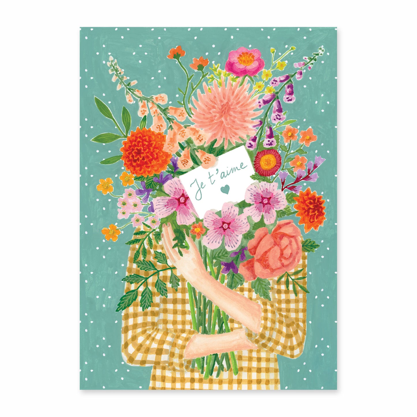 Card I love you Mimosa