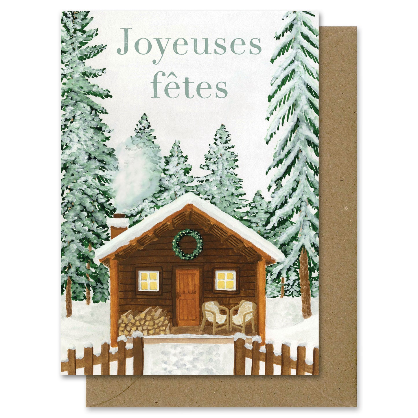 Happy Holidays Luge Card