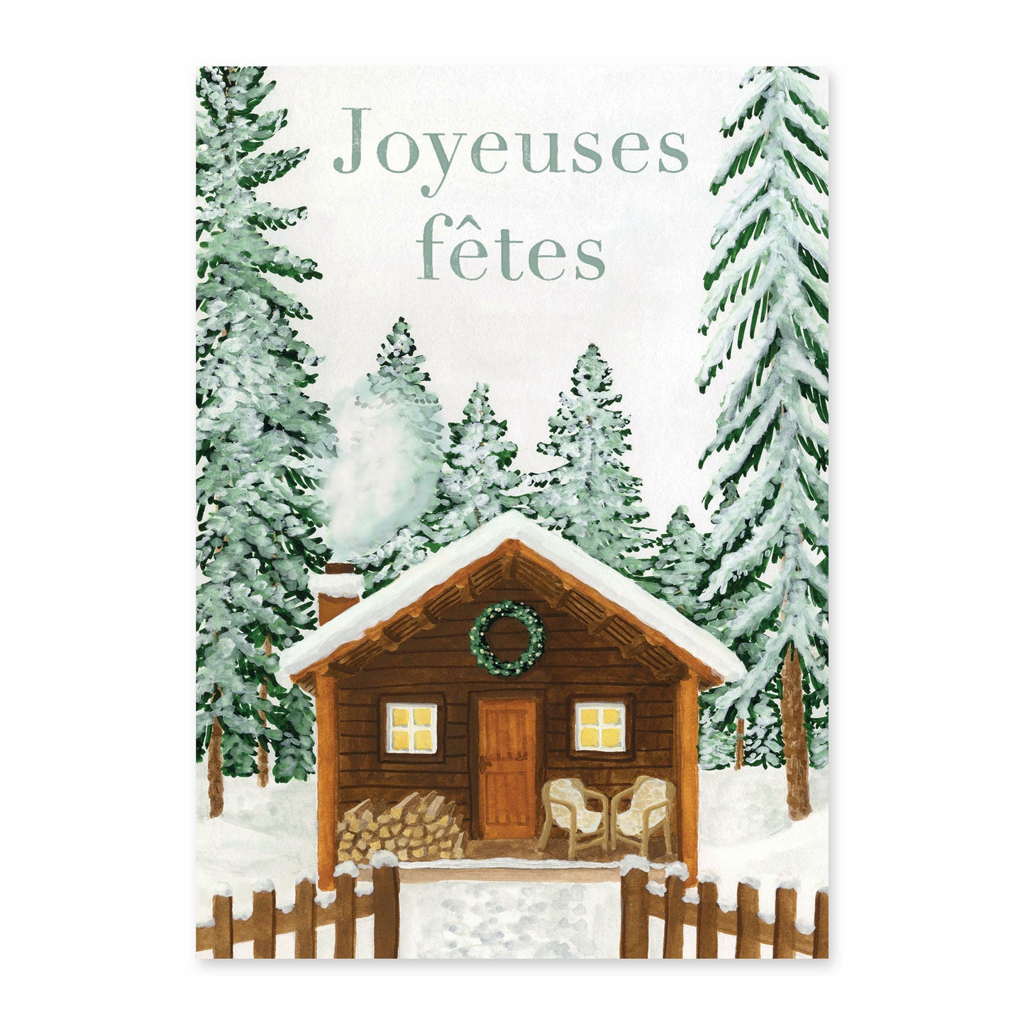Happy Holidays Luge Card