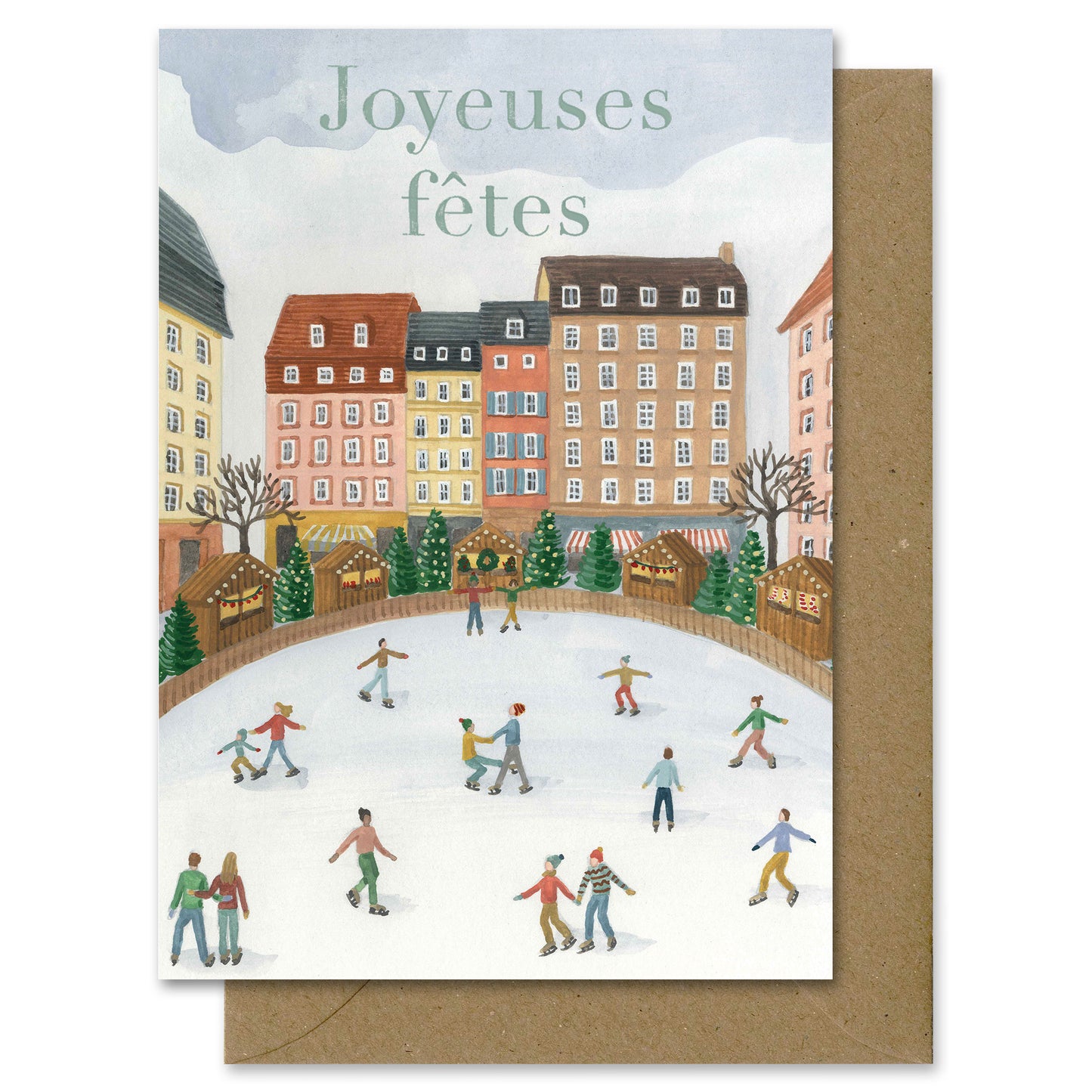 Season's greetings card Fox