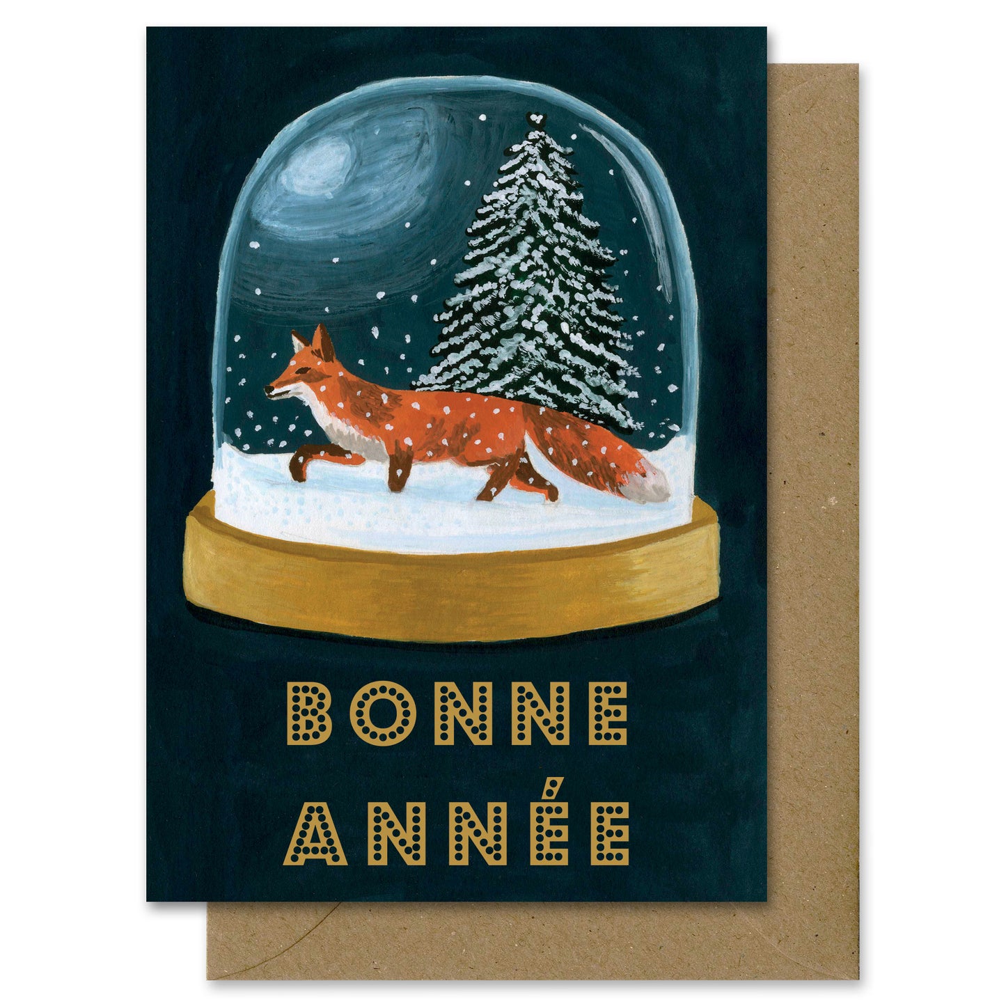 Carte Bonne Année Renard