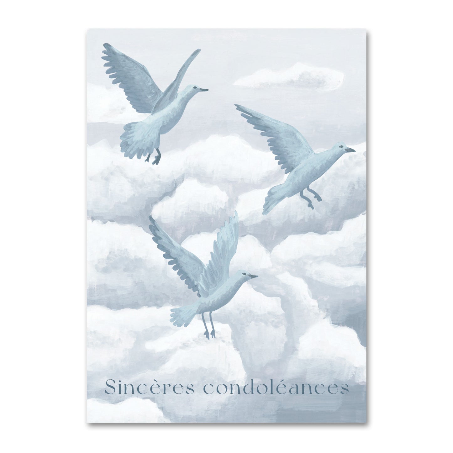 Birds sympathy card