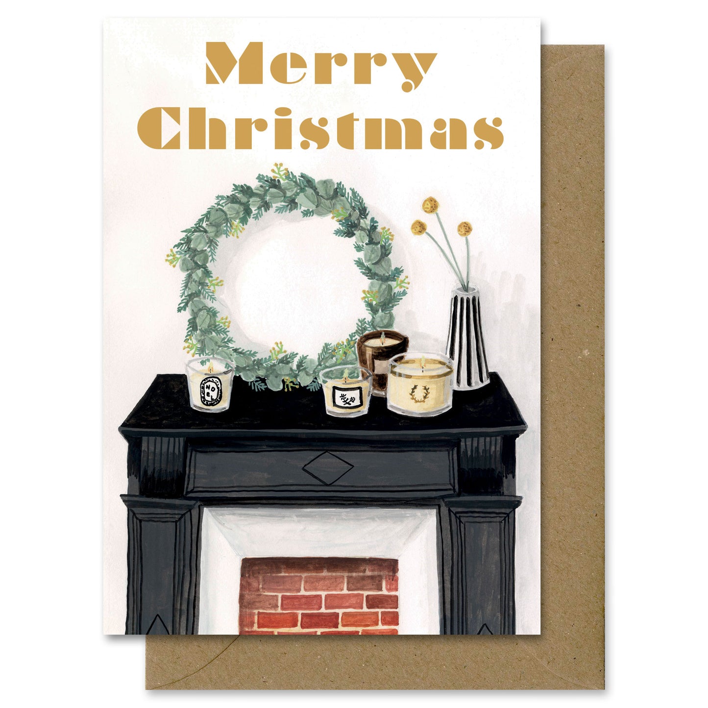 Carte Merry Christmas Senteurs