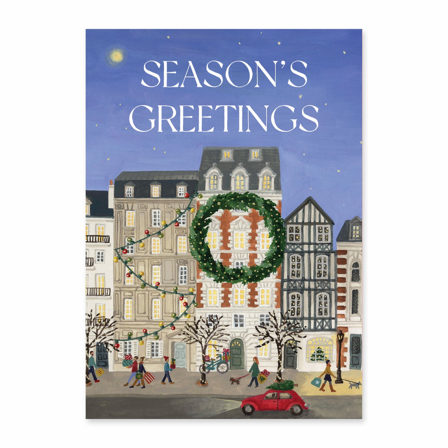 Season's greetings card Fox
