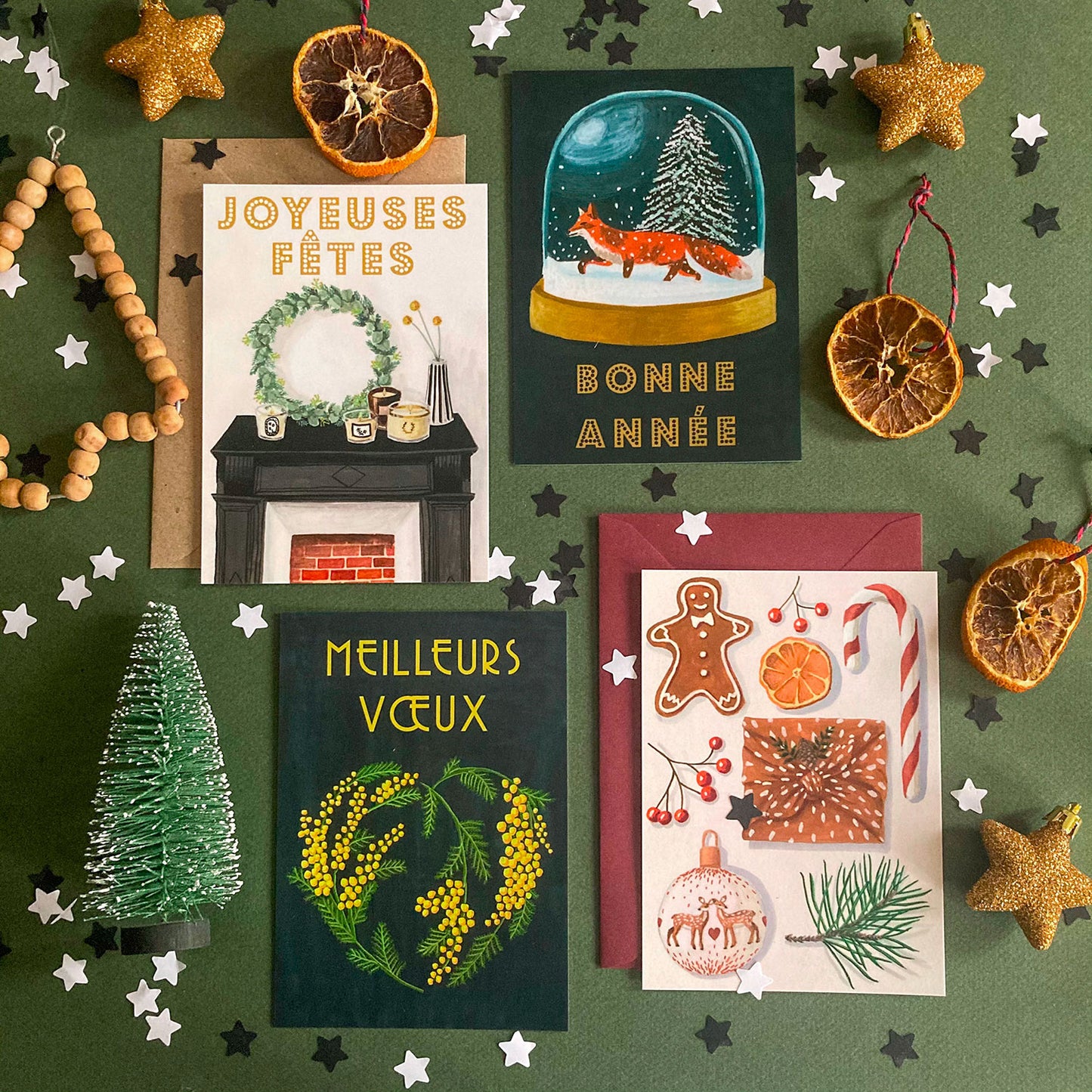 Carte Joyeuses Fêtes Senteurs