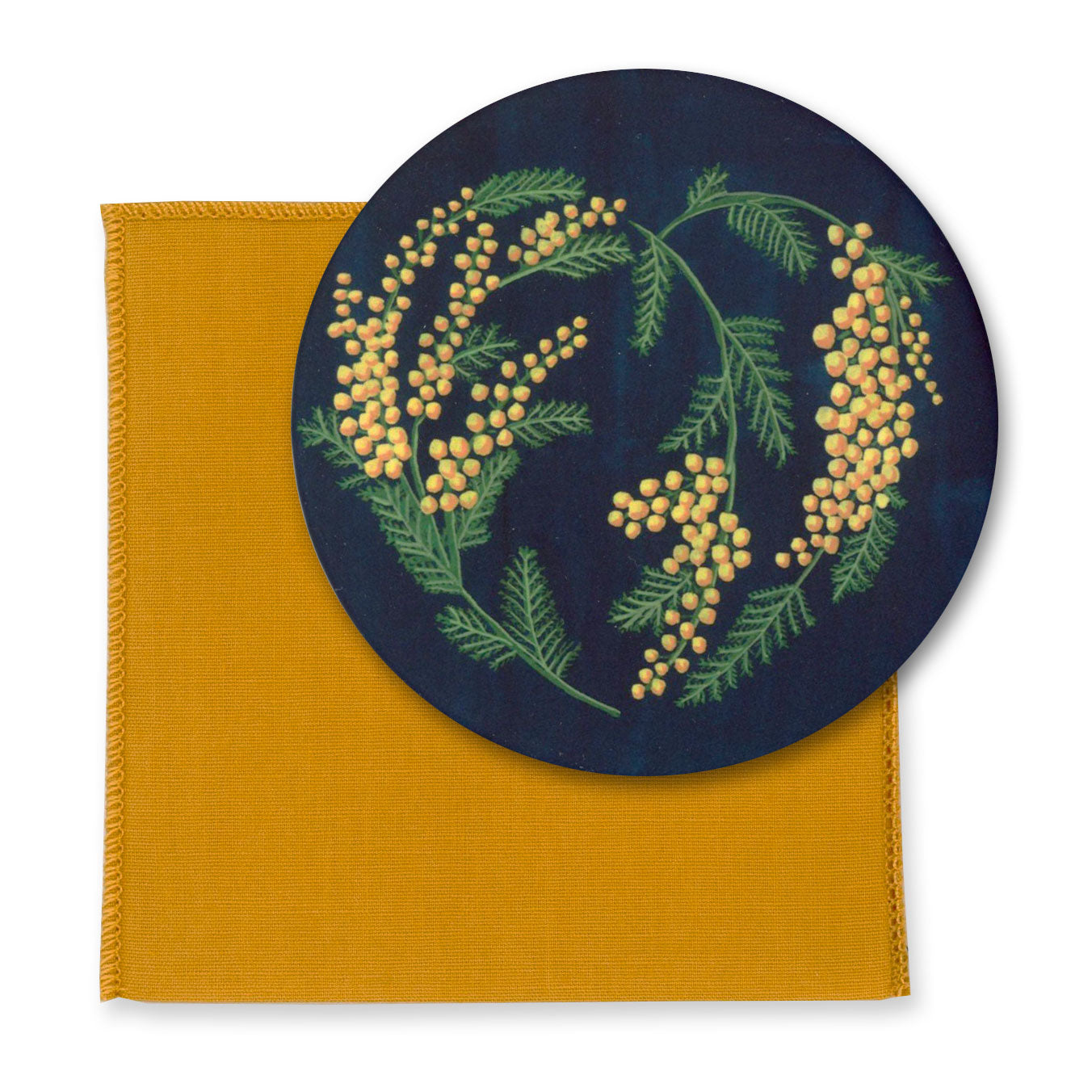 Mimosa Heart bag mirror