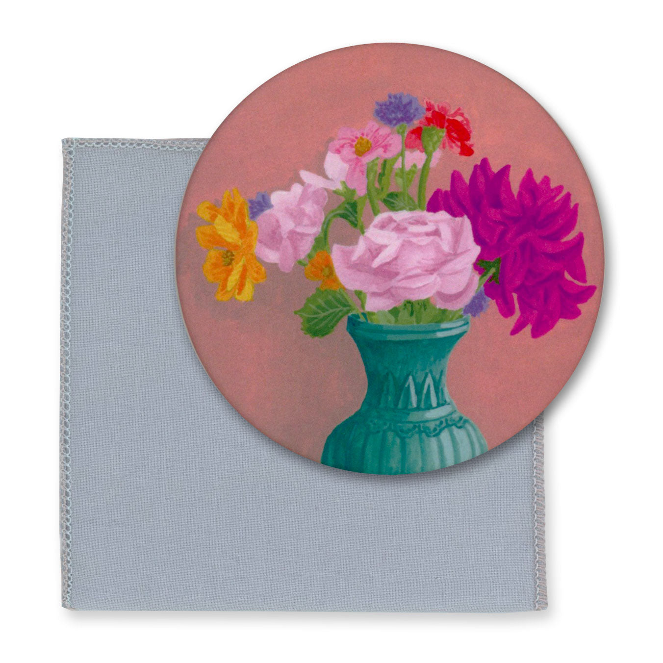 Miroir de sac Edwardian lady