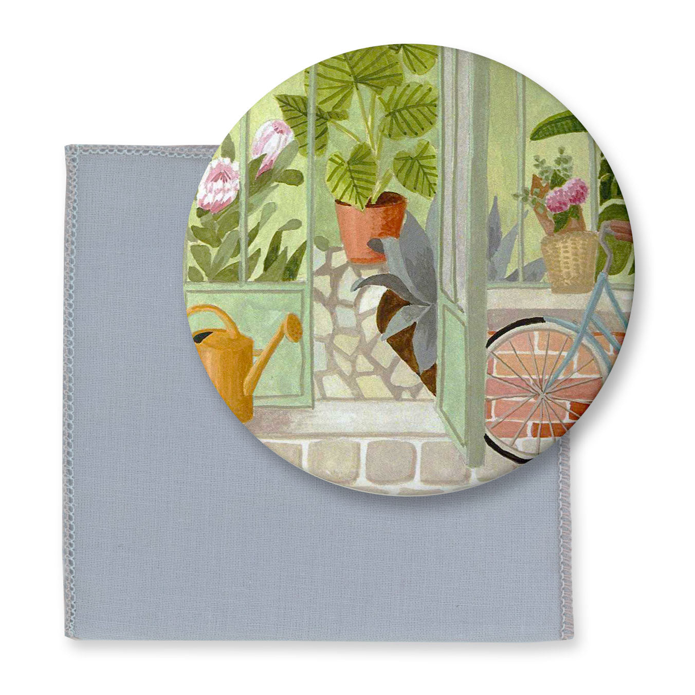 Winter Garden bag mirror
