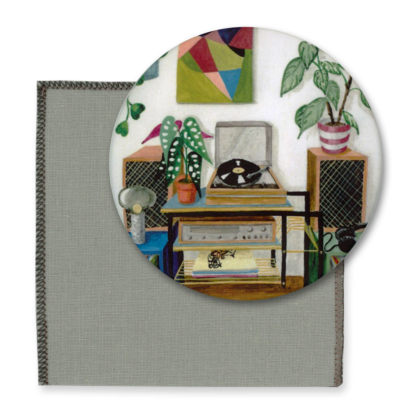 Jungle Vinyl Bag Mirror