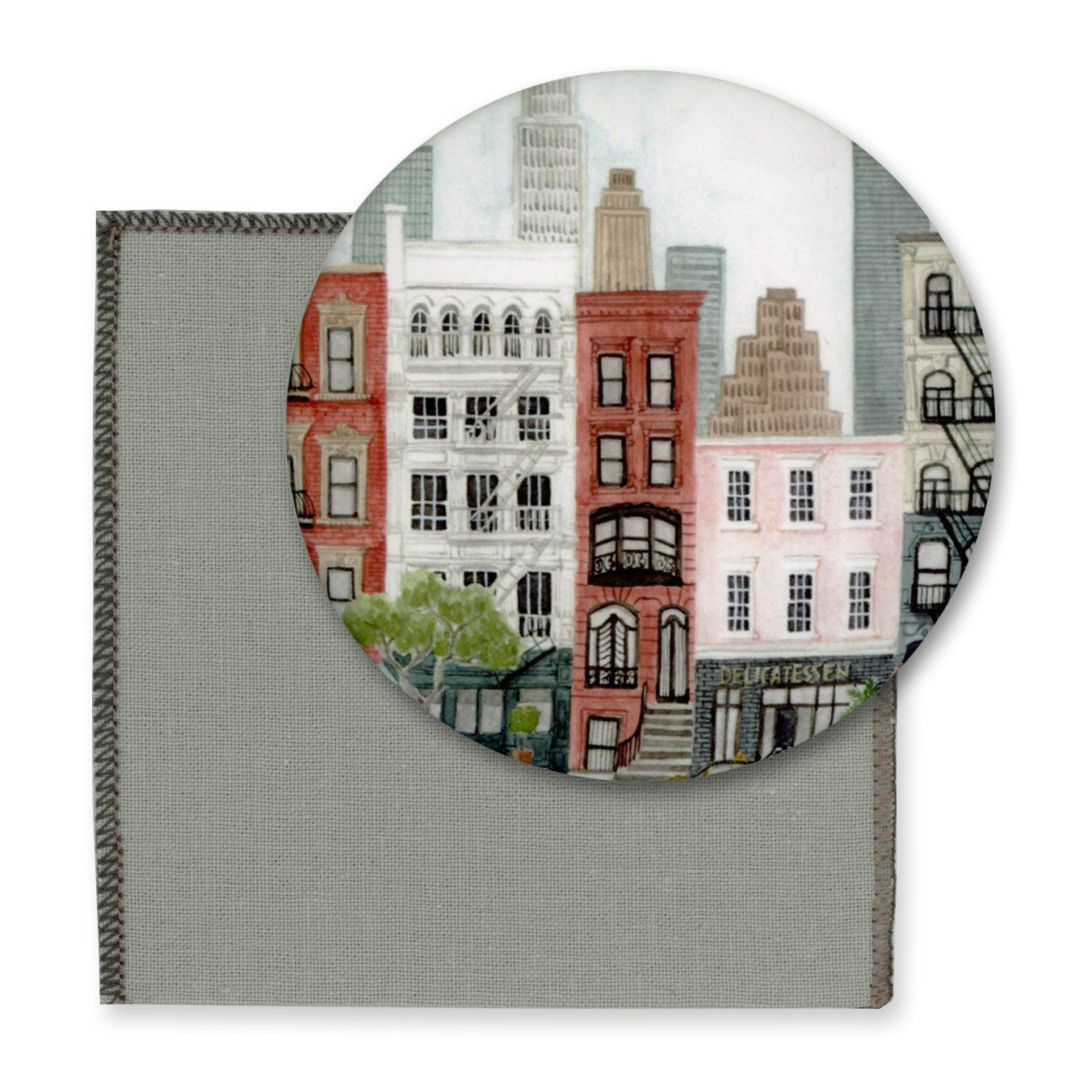 New York bag mirror