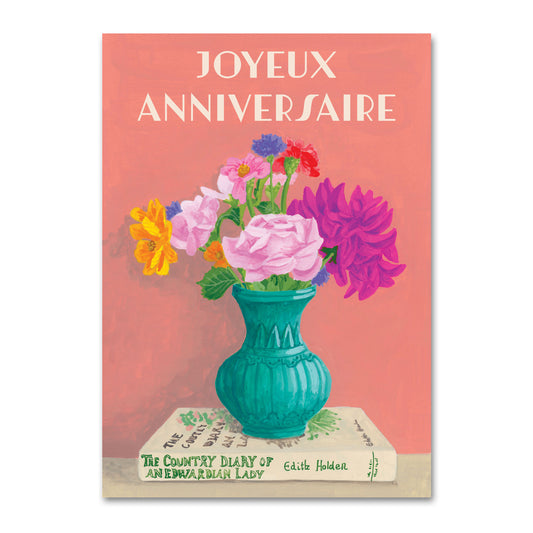 Carte Bouquet d'anniversaire