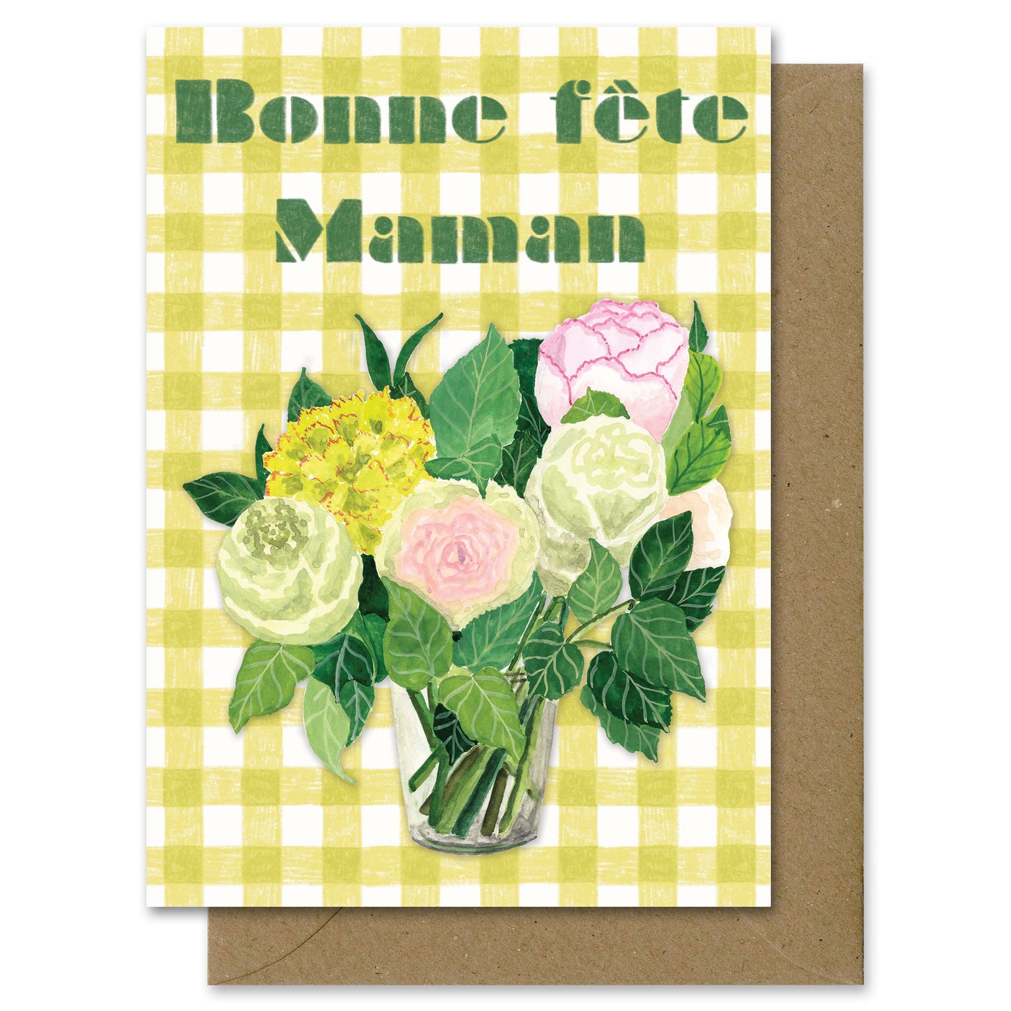 Carte Bonne fête maman Bouquet
