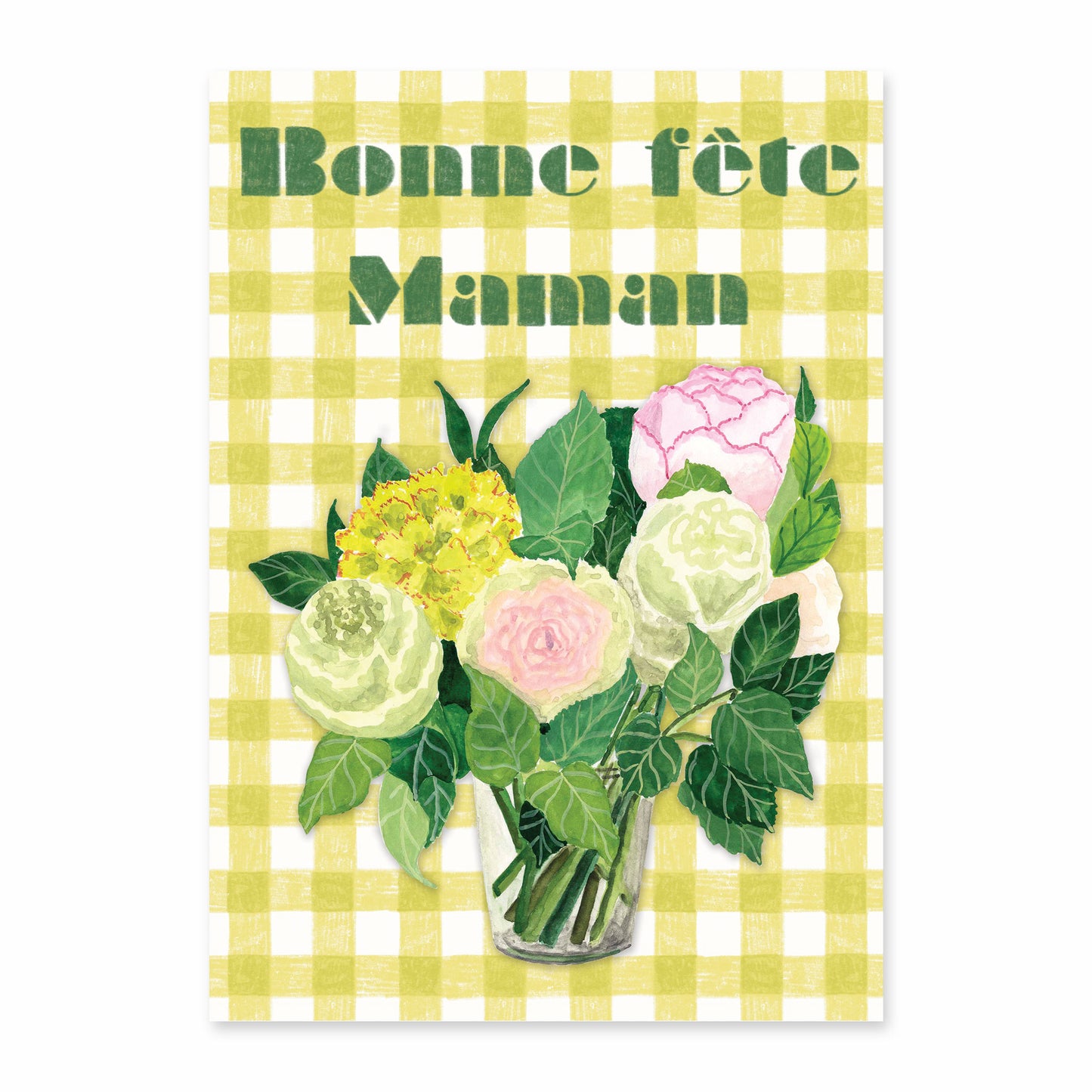 Carte Bonne fête maman Bouquet