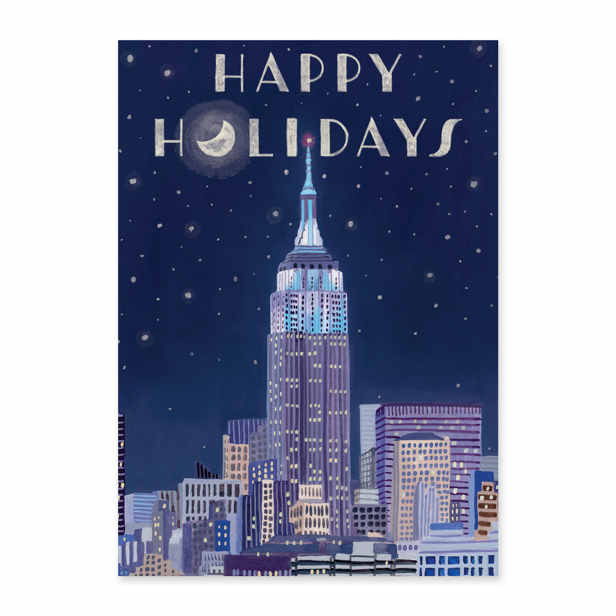 Carte Happy Holidays New-York