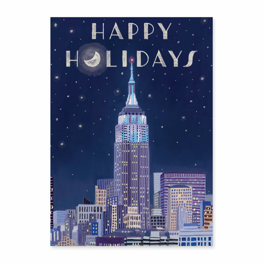 Carte Happy Holidays New-York