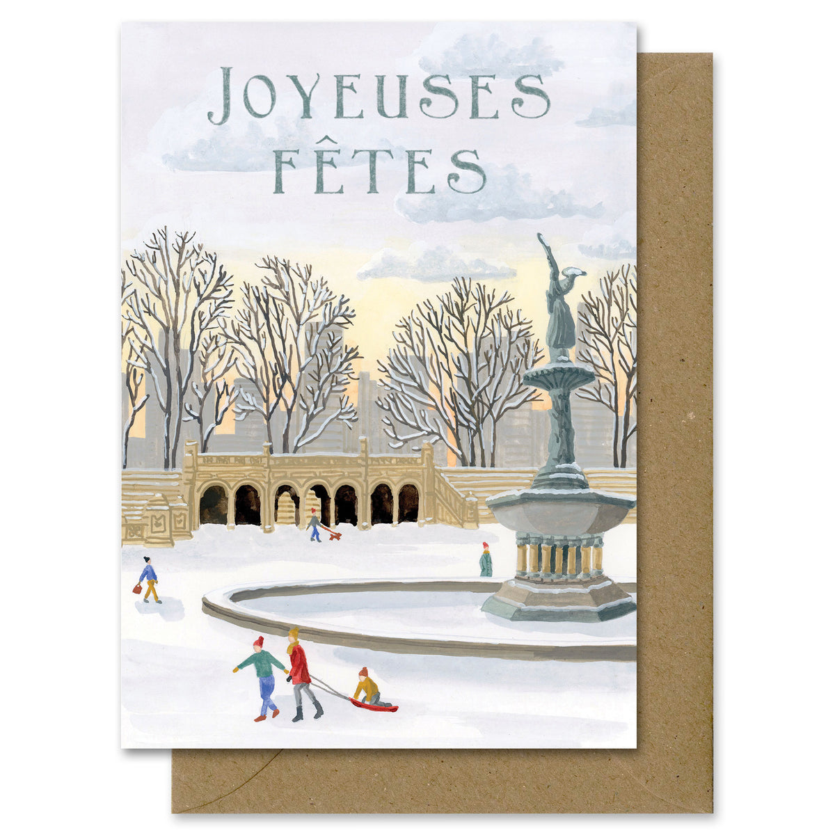Carte Joyeuses fêtes Central Park