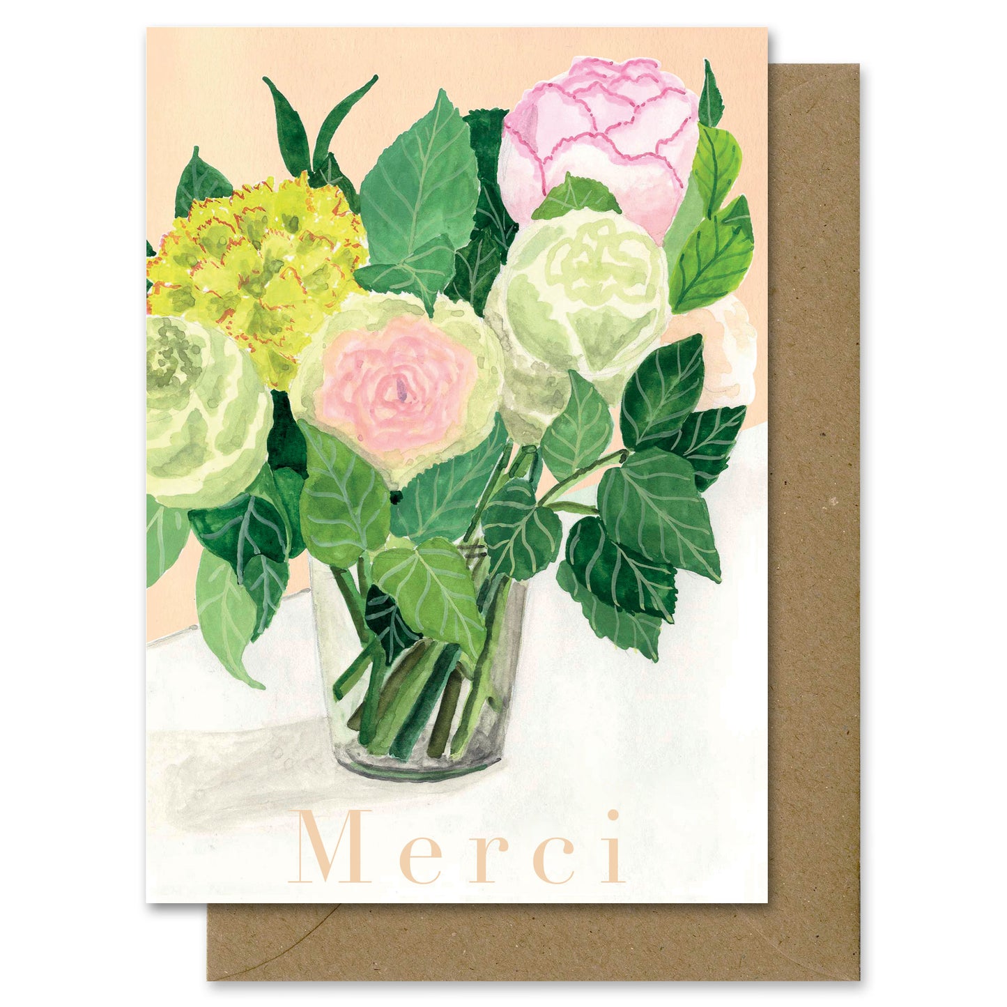 Carte Merci Bouquet