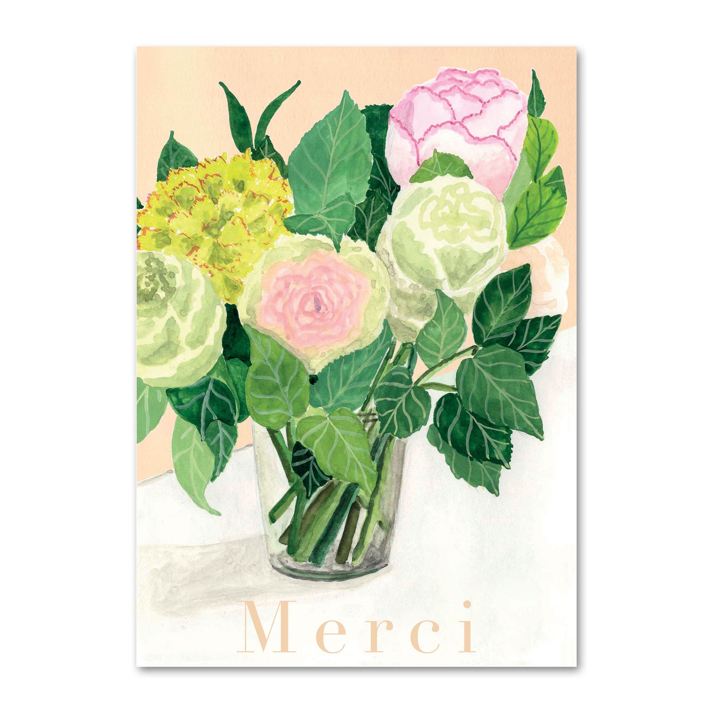 Bouquet Thank You Card
