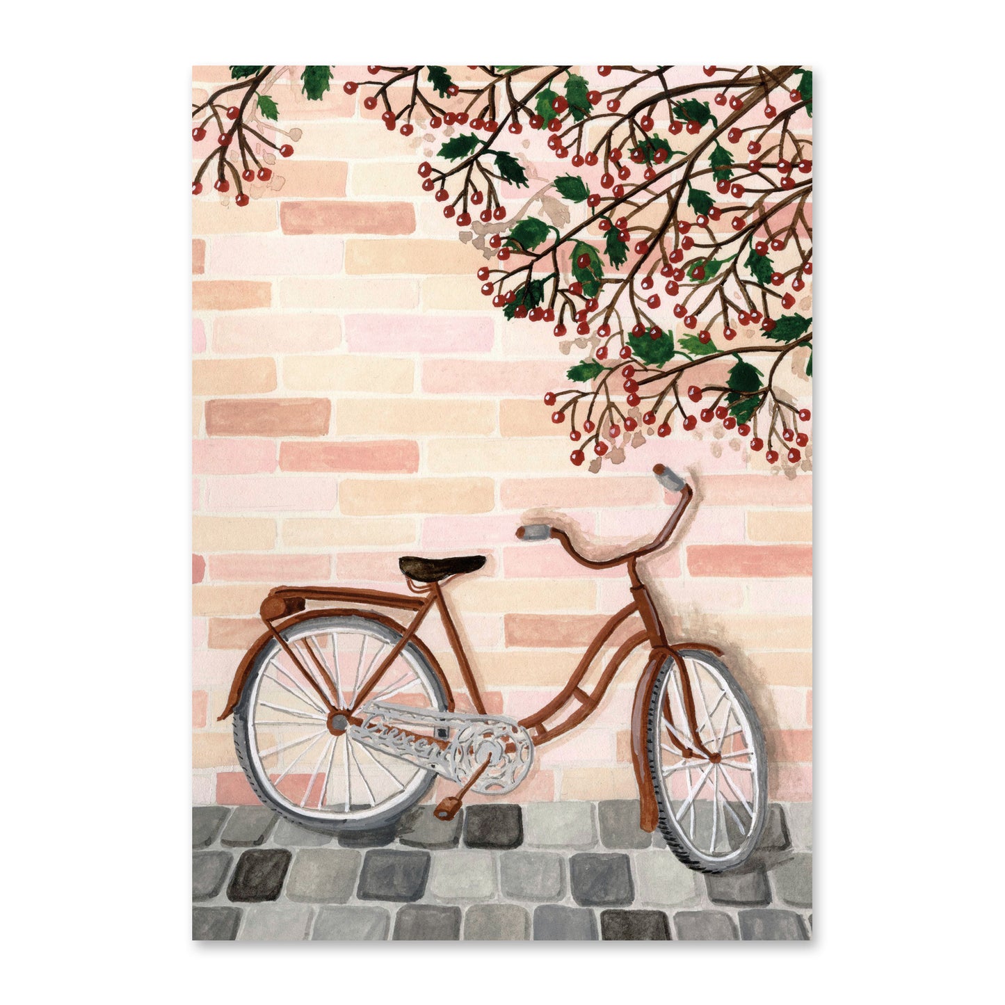 Carte postale La bicyclette